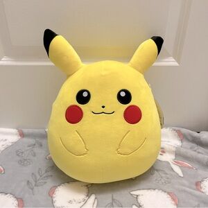 Squishmallows Pokemon Pikachu 10" Plush Kellytoy Nintendo NWT Smiling Pikachu